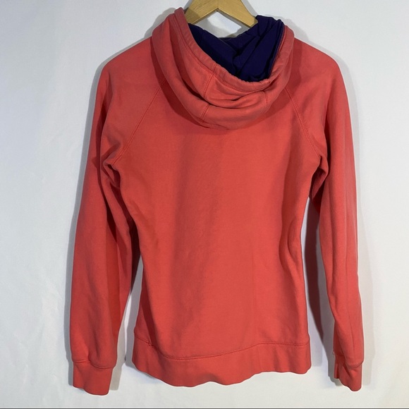 The North Face Medium Sweatshirt Hoodie coral purple *read description - Picture 2 of 6